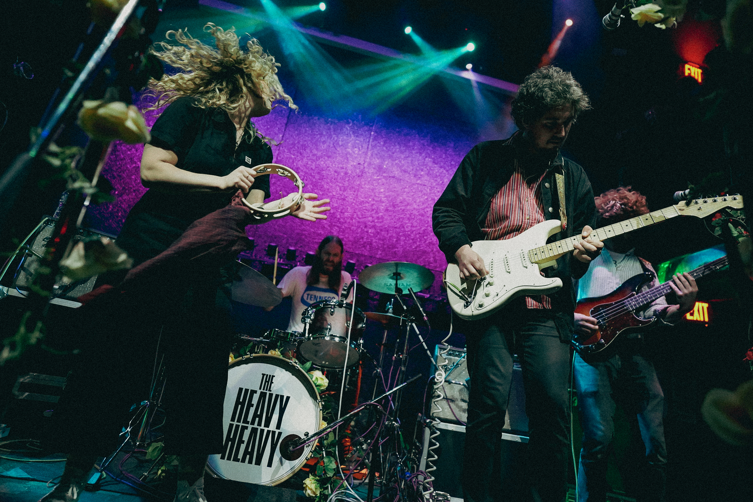 The Heavy Heavy performing live on stage
